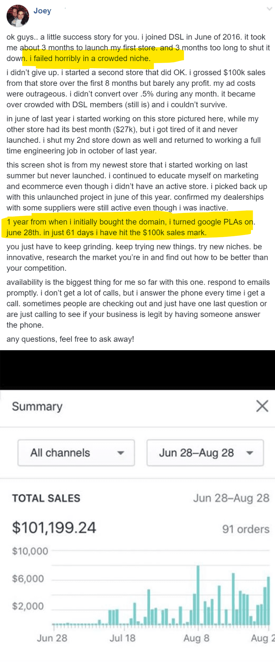 joey why do businesses fail
